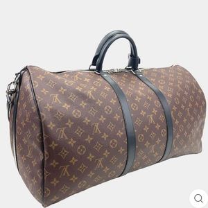 LOUIS VUITTON
Monogram Macassar
Keepall Bandoulière 55